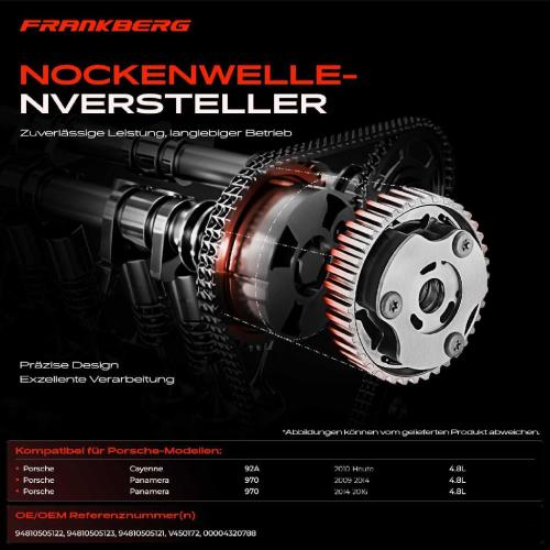 1x Nockenwellenversteller für Porsche Cayenne 92A Panamera Bild 1x Nockenwellenversteller für Porsche Cayenne 92A Panamera