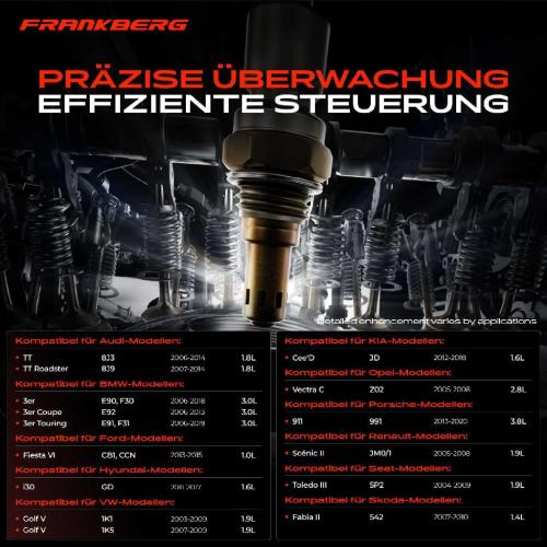 1x Lambdasonde Regelsonde Vor Katalysator für VW Golf 5 6 Passat T6 Audi A3 A4 BMW Opel KIA Ford Bild 1x Lambdasonde Regelsonde Vor Katalysator für VW Golf 5 6 Passat T6 Audi A3 A4 BMW Opel KIA Ford