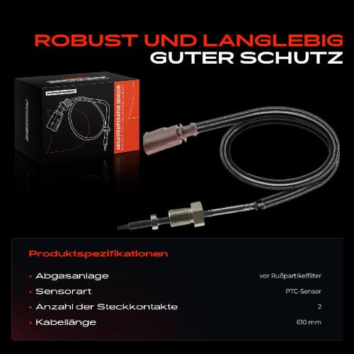 1x Abgastemperatursensor für Audi A4 8K A5 A6 A7 A8 Q5 8R 3.0L Bild 1x Abgastemperatursensor für Audi A4 8K A5 A6 A7 A8 Q5 8R 3.0L