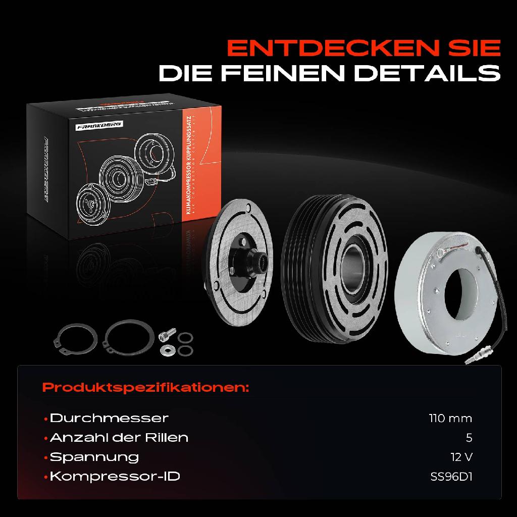 1x Magnetkupplung Klimakompressor für BMW 3er Z3 E36 320 323 328