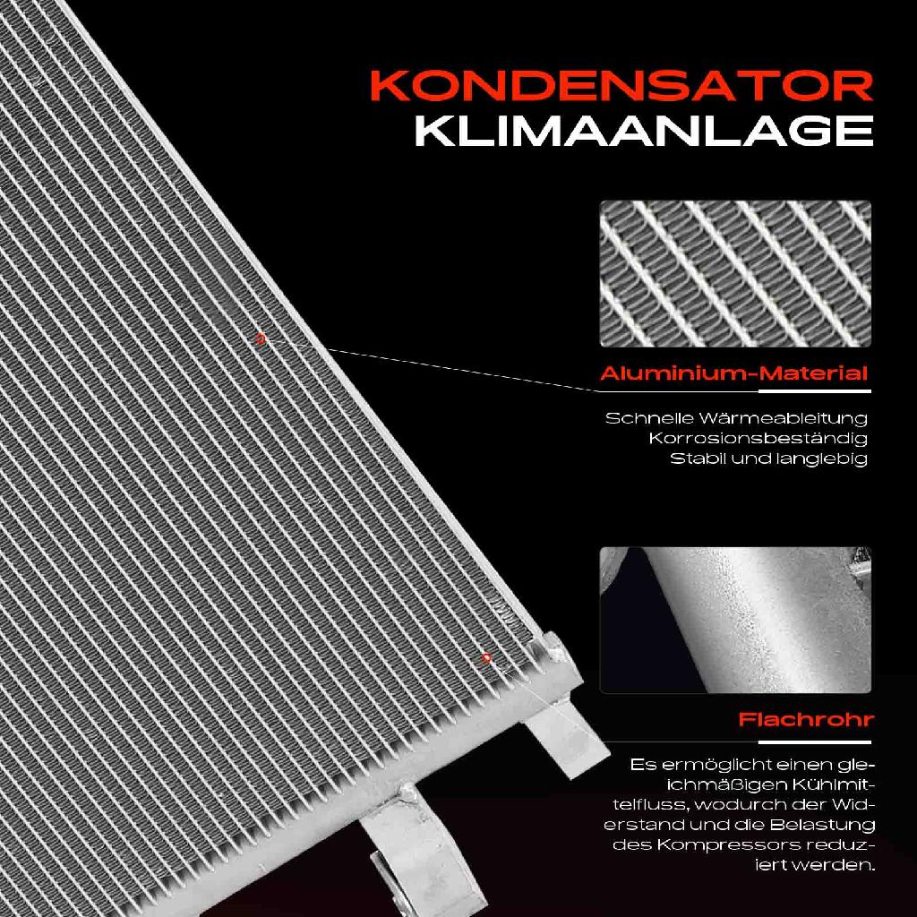 1x Kondensator Klimaanlage für Ford Transit Custom V362 V363 Kasten Pick-up