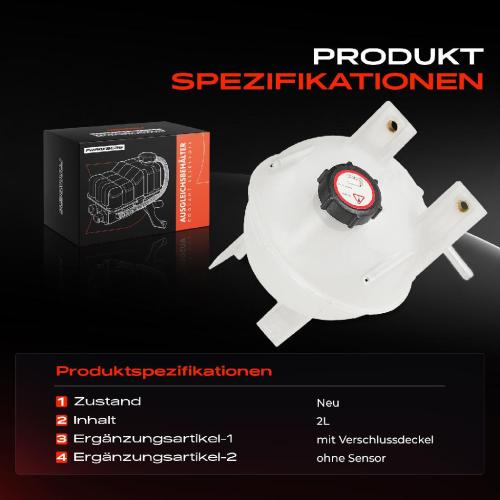 Frankberg 1x Ausgleichsbehälter Kühlmittelbehälter für Ford Transit Kasten Tourneo 2.5L Bild Frankberg 1x Ausgleichsbehälter Kühlmittelbehälter für Ford Transit Kasten Tourneo 2.5L