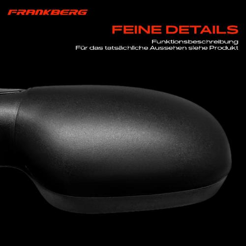 Frankberg 1x Außenspiegel Rechts für Renault Megane I BA0/1 EA0/1 DA0/1 LA0/1 1996-2003 Bild Frankberg 1x Außenspiegel Rechts für Renault Megane I BA0/1 EA0/1 DA0/1 LA0/1 1996-2003