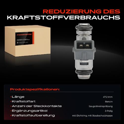 Frankberg 1x Einspritzventil Einspritzdüse für VW Golf IV Polo Lupo Audi A2 1.0L 1.4L Bild Frankberg 1x Einspritzventil Einspritzdüse für VW Golf IV Polo Lupo Audi A2 1.0L 1.4L
