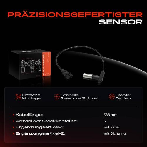 1x Kurbelwellensensor Impulsgeber für BMW 3er 325e 325i 5er 525e Porsche Land Rover Bild 1x Kurbelwellensensor Impulsgeber für BMW 3er 325e 325i 5er 525e Porsche Land Rover