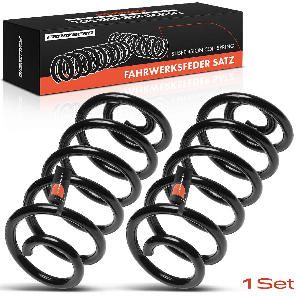 Frankberg 2x Fahrwerksfeder Hinterachse für BMW X5 E70 F15 F85 X6 E71 E72 3.0L 4.4L 2007-2018