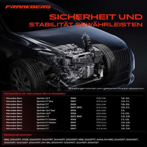2x Motorlager Vorne Links für VW Crafter 30-35 Mercedes-Benz Sprinter 3,5-T Bild 2x Motorlager Vorne Links für VW Crafter 30-35 Mercedes-Benz Sprinter 3,5-T