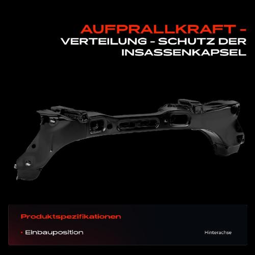 1x Achskörper Achsträger Motorträger Hinterachse für Hyundai iX35 KIA Sportage 2010-2015 Bild 1x Achskörper Achsträger Motorträger Hinterachse für Hyundai iX35 KIA Sportage 2010-2015