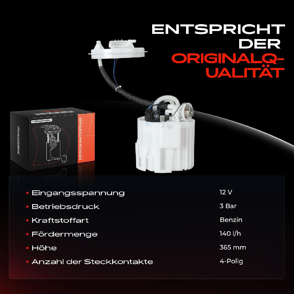 1x Kraftstoffpumpe für Opel Meriva X03 1.4L 1.6L 1.8L 2003-2010