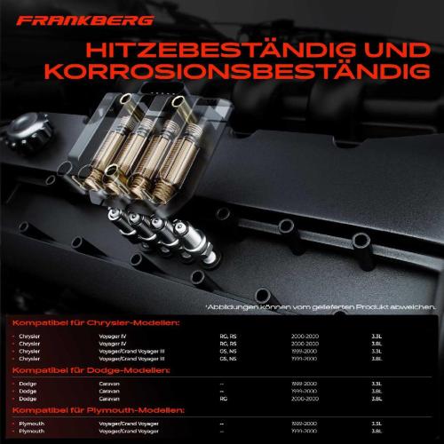 1x Zündmodul Zündspule für Chrysler Voyager IV Voyager/Grand III Dodge Caravan Plymouth 3.3L 3.8L 1999-2000 Bild 1x Zündmodul Zündspule für Chrysler Voyager IV Voyager/Grand III Dodge Caravan Plymouth 3.3L 3.8L 1999-2000