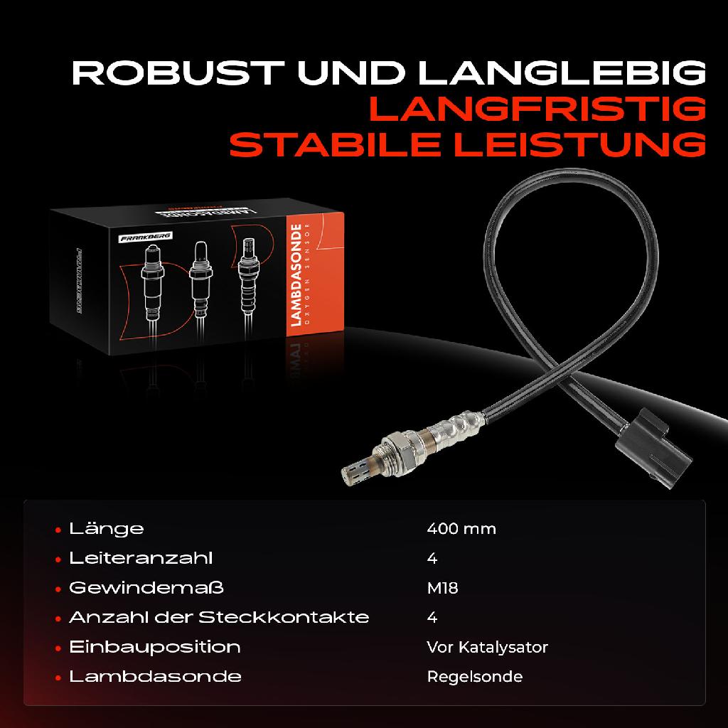 1x Lambdasonde Regelsonde Vor Katalysator für Land Rover Freelander Rover 100 200 400 800