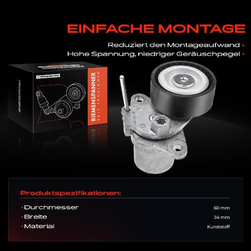 1x Spannrolle Riemenspanner für VW Polo Passat Variant Audi A1 A3 A4 A6 Bild 1x Spannrolle Riemenspanner für VW Polo Passat Variant Audi A1 A3 A4 A6