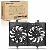 Frankberg 1x Motorkühller Doppellüfter mit Kühlerlüfterrahmen Nissan X-Trail T31 2007-2013 2.0 dCi 4x4