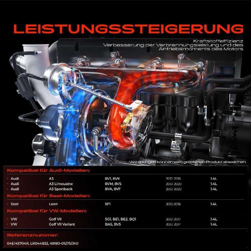 Frankberg 1x Abgasturbolader für VW Golf VII 5G1 BE1 BE2 BQ1 Golf VII Variant BA5 BV5 Audi A3 8V1 8VK Seat Bild Frankberg 1x Abgasturbolader für VW Golf VII 5G1 BE1 BE2 BQ1 Golf VII Variant BA5 BV5 Audi A3 8V1 8VK Seat
