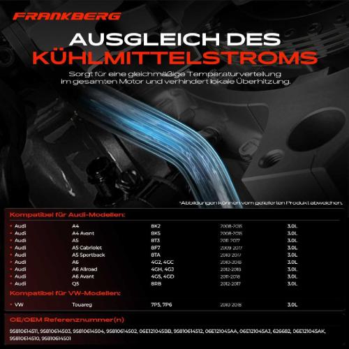 1x Kühlerschlauch Wasserschlauch für VW Touareg 7P5 Audi A4 8K2 A6 A7 A8 Q5 Bild 1x Kühlerschlauch Wasserschlauch für VW Touareg 7P5 Audi A4 8K2 A6 A7 A8 Q5