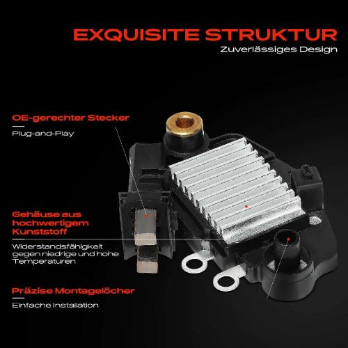 1x Lichtmaschinenregler Generatorregler für BMW E36 Citroën C5 I Fiat Opel Peugeot Bild 1x Lichtmaschinenregler Generatorregler für BMW E36 Citroën C5 I Fiat Opel Peugeot