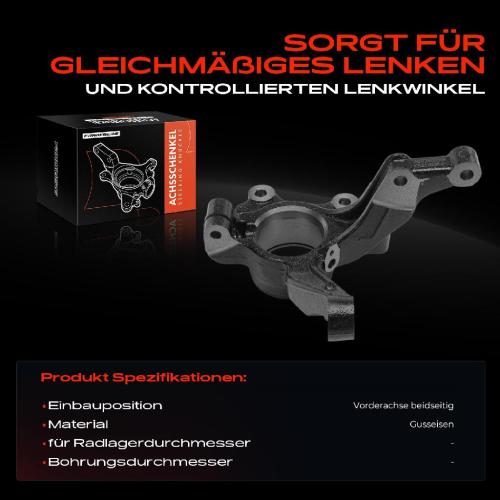 2x Achsschenkel Radaufhängung Vorderachse Beidseitig für Renault Twingo III BCA BCM 0.9L 1.0L Bild 2x Achsschenkel Radaufhängung Vorderachse Beidseitig für Renault Twingo III BCA BCM 0.9L 1.0L