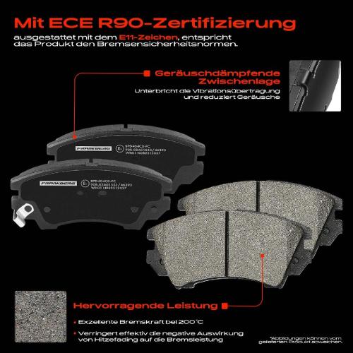 4x Bremsbeläge Vorderachse für Opel Astra J Caravan GTC Kasten/Kombi Kasten/Schrägheck 2008-2025 Bild 4x Bremsbeläge Vorderachse für Opel Astra J Caravan GTC Kasten/Kombi Kasten/Schrägheck 2008-2025