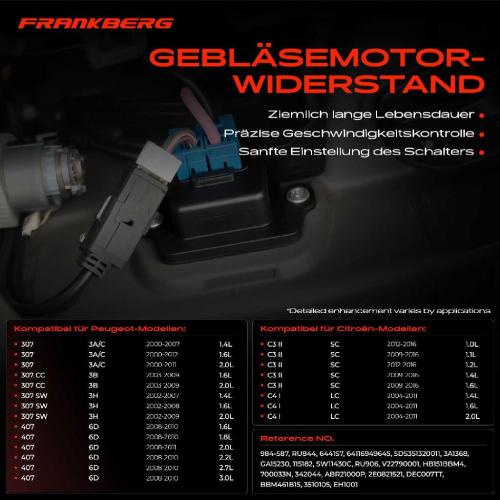 1x Widerstand Vorwiderstand Gebläsemotor für VW BMW X5 Citroen C6 Mercedes-Benz Porsche Bild 1x Widerstand Vorwiderstand Gebläsemotor für VW BMW X5 Citroen C6 Mercedes-Benz Porsche