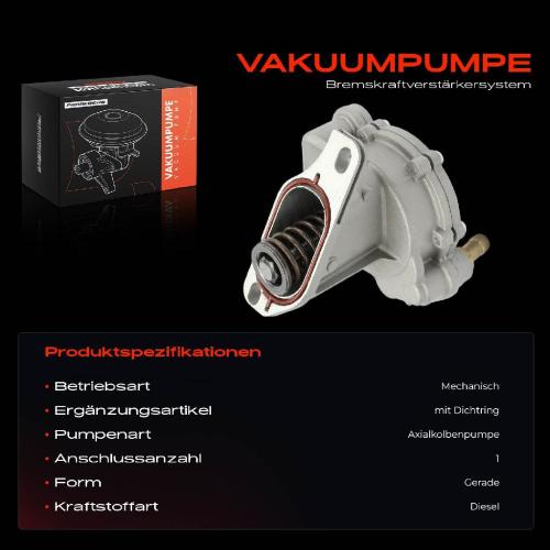 1x Unterdruckpumpe für VW Transporter IV 70 Crafter LT 2D Bild 1x Unterdruckpumpe für VW Transporter IV 70 Crafter LT 2D