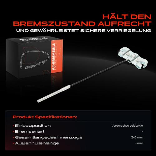 1x Seilzug Feststellbremse Vorderachse beidseitig für Subaru Impreza Station Wagon Forester 2.0L 2.5L Bild 1x Seilzug Feststellbremse Vorderachse beidseitig für Subaru Impreza Station Wagon Forester 2.0L 2.5L