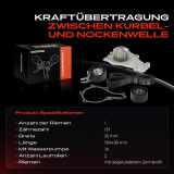 1x Zahnriemensatz Zahnriemen Wasserpumpe für Citroën Berlingo C2 C3 C4 C5 Jumpy