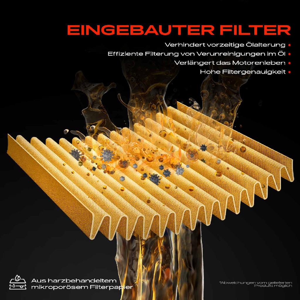 1x ÖlkühlerÖlfilter für VW Golf 6 Transporter T5 T6 Polo Passat Crafter Audi A4 A6