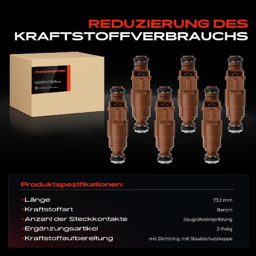 Frankberg 6x Einspritzventil Einspritzdüse für Volvo C70 I S60 I S70 S80 I V70 I II XC70 XC90 I Bild Frankberg 6x Einspritzventil Einspritzdüse für Volvo C70 I S60 I S70 S80 I V70 I II XC70 XC90 I