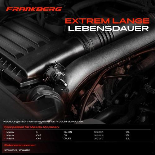 1x Drucksensor Abgasdruck für Mazda 3 BM BN CX-3 DK 1.5L L CX-5 GH KE 2.2L Bild 1x Drucksensor Abgasdruck für Mazda 3 BM BN CX-3 DK 1.5L L CX-5 GH KE 2.2L