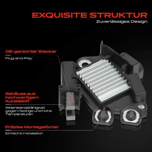1x Lichtmaschinenregler Generatorregler für Hyundai Sonata KIA Magentis 2.5L 2.7L Bild 1x Lichtmaschinenregler Generatorregler für Hyundai Sonata KIA Magentis 2.5L 2.7L