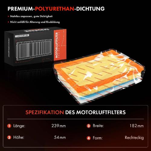 1x Luftfilter Filtereinsatz für Opel Astra L Citroën C3 Peugeot 308 208 Toyota DS Bild 1x Luftfilter Filtereinsatz für Opel Astra L Citroën C3 Peugeot 308 208 Toyota DS