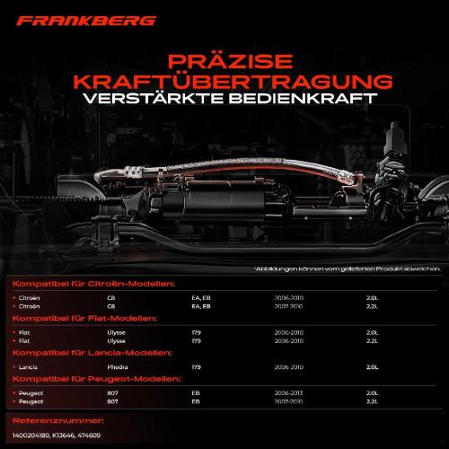 2x Seilzug Feststellbremse Hinterachse beidseitig für Citroën C8 Fiat Ulysse Peugeot Lancia Bild 2x Seilzug Feststellbremse Hinterachse beidseitig für Citroën C8 Fiat Ulysse Peugeot Lancia