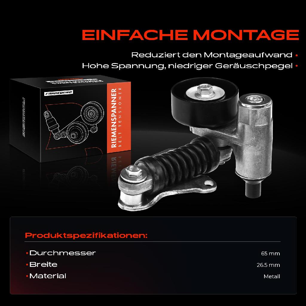 1x Spannrolle Riemenspanner für Alfa Romeo 156 932 166 Fiat Lancia