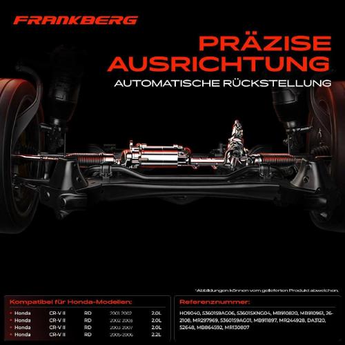 1x Lenkgetriebe Servolenkgetriebe für Honda CR-V 2 RD 2.0L 2.2L 2001-2007 Bild 1x Lenkgetriebe Servolenkgetriebe für Honda CR-V 2 RD 2.0L 2.2L 2001-2007