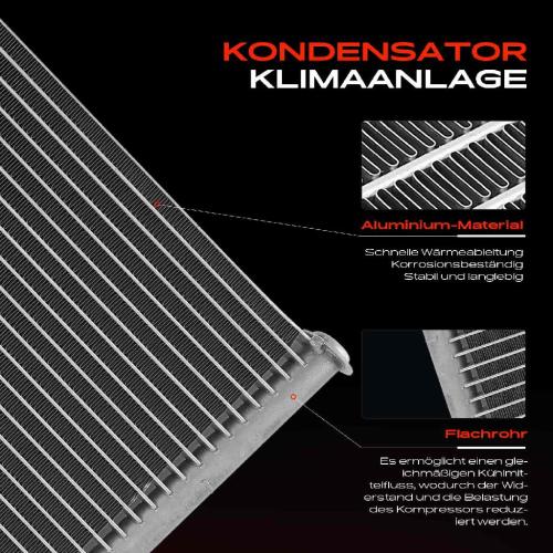 Frankberg 1x Kondensator Klimaanlage für Ford Fiesta 5 Van JD JH Fusion JU Mazda 2 1.2L 1.6L Bild Frankberg 1x Kondensator Klimaanlage für Ford Fiesta 5 Van JD JH Fusion JU Mazda 2 1.2L 1.6L