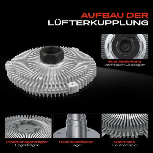 1x Lüfterkupplung Kühlerlüfte für Mercedes-Benz W202 A208 W124 R170 1992-2001 Bild 1x Lüfterkupplung Kühlerlüfte für Mercedes-Benz W202 A208 W124 R170 1992-2001