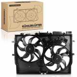 Frankberg 1x Motorkühller Doppellüfter mit Kühlerlüfterrahmen Fiat Ducato 250 2.2L-3.0L