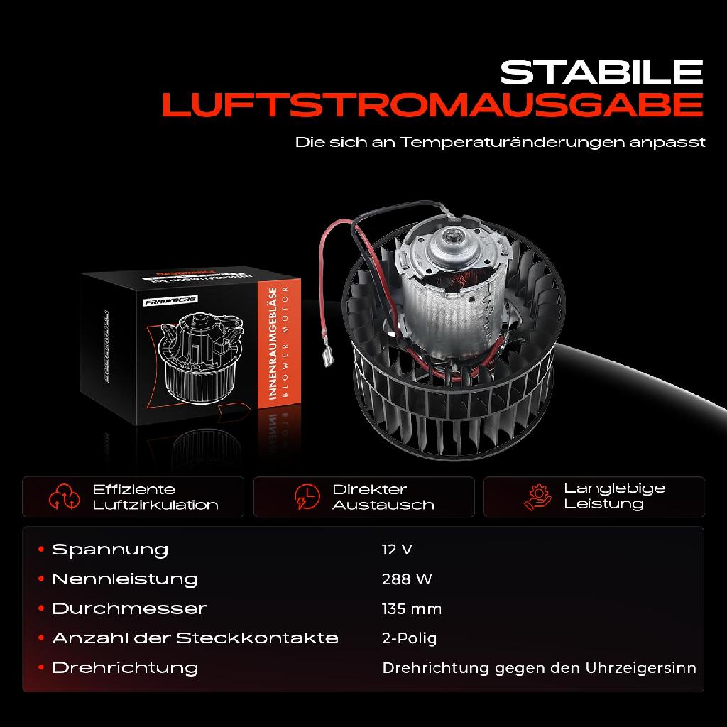 1x Gebläsemotor Innenraumgebläse für Opel Corsa B 73 Tigra 95 Combo