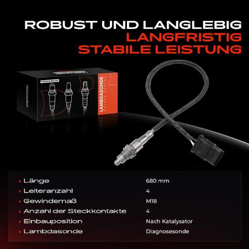 1x Lambdasonde Diagnosesonde Nach Katalysator für BMW M2/3/4 F22 F87 F30 F80 F32 F82 3.0L Bild 1x Lambdasonde Diagnosesonde Nach Katalysator für BMW M2/3/4 F22 F87 F30 F80 F32 F82 3.0L