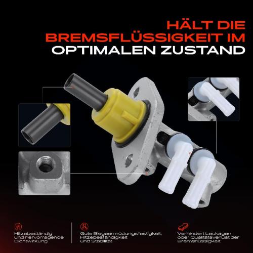 1x Hauptbremszylinder Bremszylinder für Mercedes-Benz 100 W631 1988-1996 2.4L Bild 1x Hauptbremszylinder Bremszylinder für Mercedes-Benz 100 W631 1988-1996 2.4L
