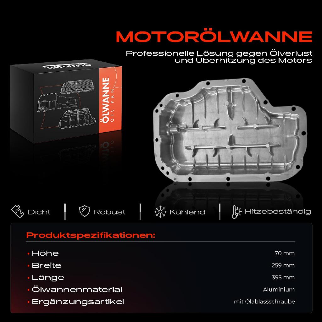 1x Ölwanne Motorölwanne für Mercedes Benz W221 S 500 S 550 W216 Cl 500 Cl 550 5.5 L