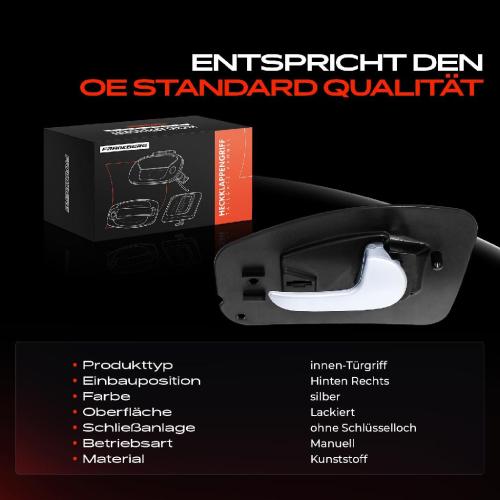 1x Türgriff Hinten Rechts innen für Opel Combo Kasten/Großraumlimousine Tour Corsa C Kasten/Schrägheck Meriva Bild 1x Türgriff Hinten Rechts innen für Opel Combo Kasten/Großraumlimousine Tour Corsa C Kasten/Schrägheck Meriva