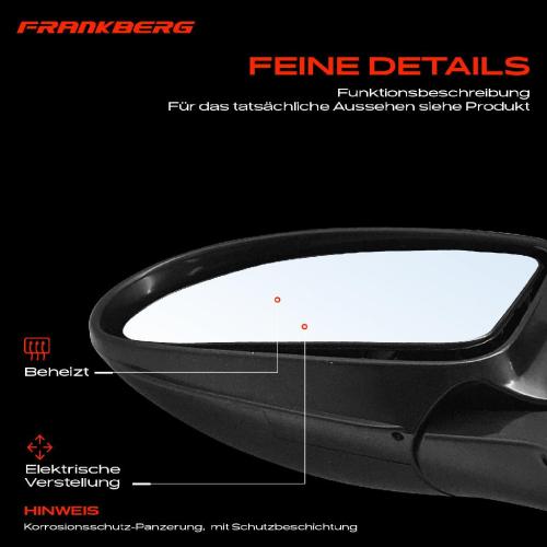 1x Außenspiegel Links für Ford Focus Stufenheck Turnier DAW DBW DFW DNW Bild 1x Außenspiegel Links für Ford Focus Stufenheck Turnier DAW DBW DFW DNW