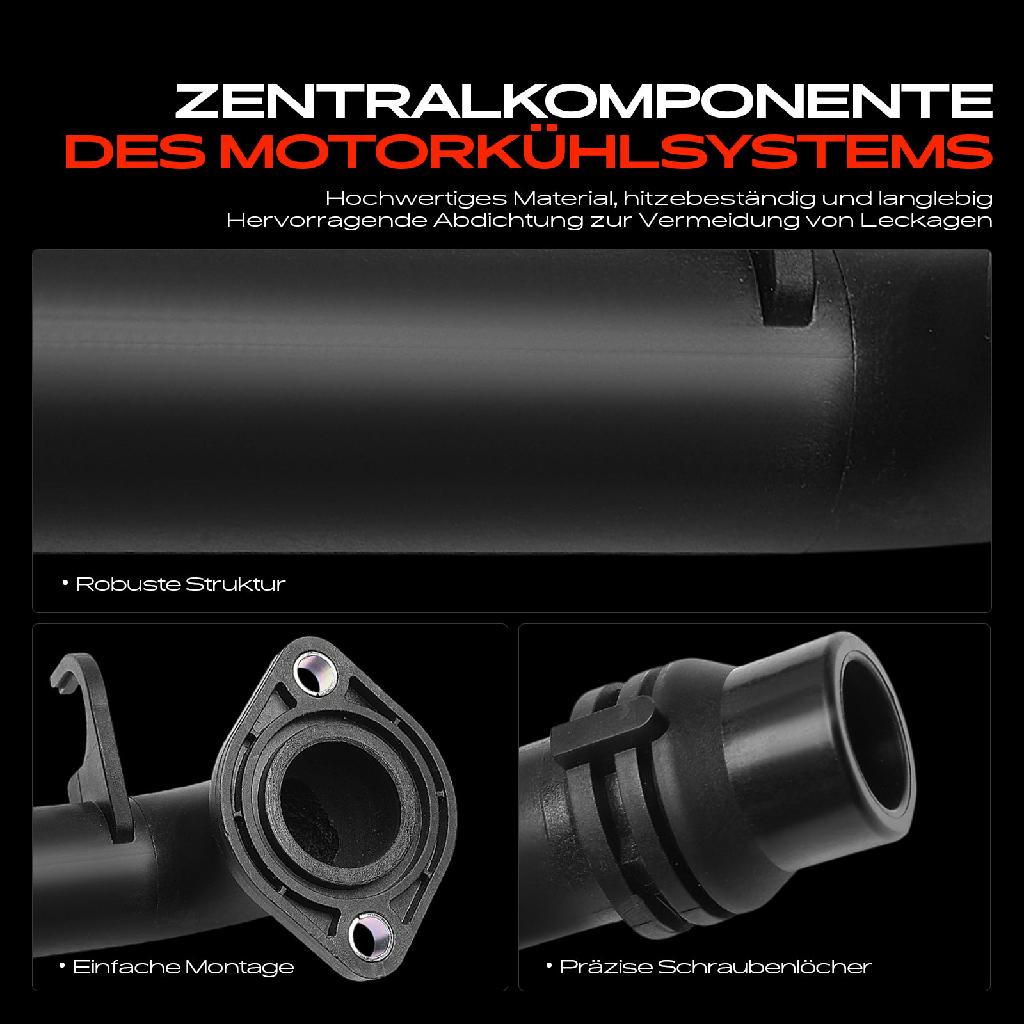 1x Kühlerschlauch Wasserschlauch für Audi A4 8EC 8ED 8HE A6 4F2 4F5 4FH 3.2L