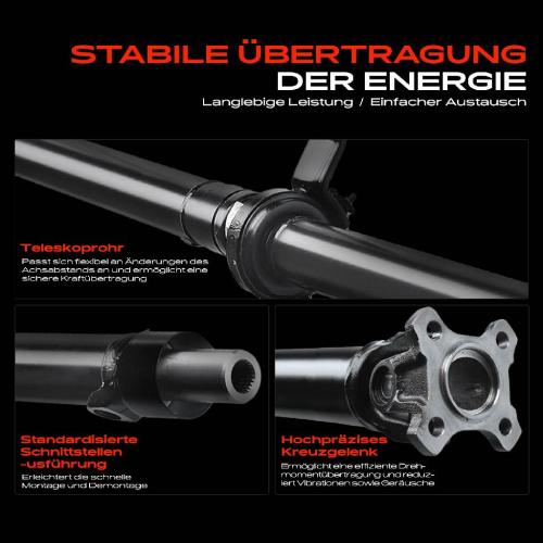 1x Kardanwelle Gelenkwelle Hinterachse für Mitsubishi Outlander II 2.0L 2.2L 2.4L 2007-2012 Bild 1x Kardanwelle Gelenkwelle Hinterachse für Mitsubishi Outlander II 2.0L 2.2L 2.4L 2007-2012