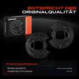 2x Ankerblech Bremsscheibe Hinterachse Beidseitig für BMW 5er Touring E39 2.0L 2.2L 2.5L 1997-2004