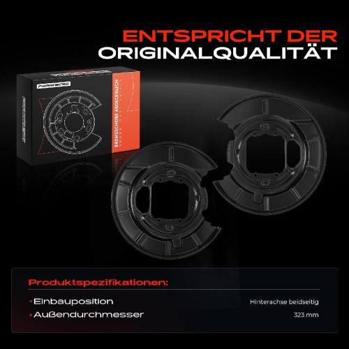 2x Ankerblech Bremsscheibe Hinterachse Beidseitig für BMW 5er Touring E39 2.0L 2.2L 2.5L 1997-2004 Bild 2x Ankerblech Bremsscheibe Hinterachse Beidseitig für BMW 5er Touring E39 2.0L 2.2L 2.5L 1997-2004