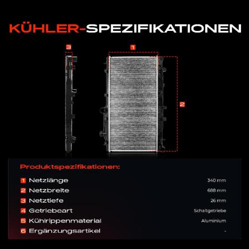 1x Kühler Wasserkühler Motorkühler für Subaru Forester SJ Bj ab 2013 Bild 1x Kühler Wasserkühler Motorkühler für Subaru Forester SJ Bj ab 2013