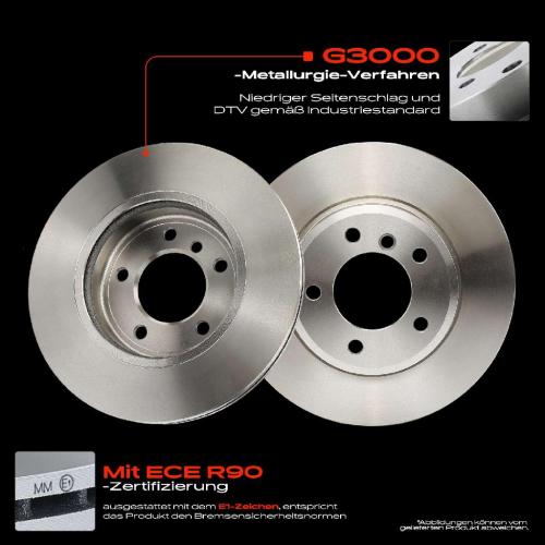 Frankberg 2x Bremsscheiben Vorderachse für BMW 3er Cabriolet Compact Coupe E46 E36 E85 1998-2008 Bild Frankberg 2x Bremsscheiben Vorderachse für BMW 3er Cabriolet Compact Coupe E46 E36 E85 1998-2008