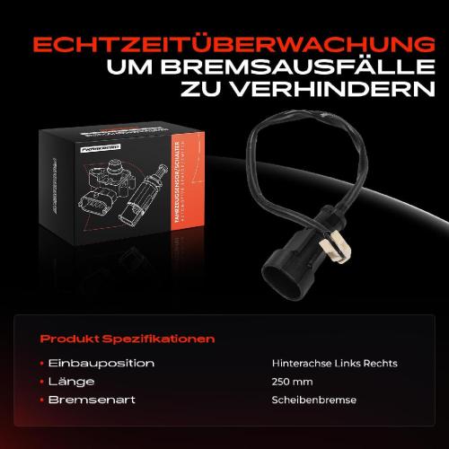 1x Warnkontakt Bremsbelagverschleiß Hinterachse für Iveco Daily III IV V VI Bus Kasten Bild 1x Warnkontakt Bremsbelagverschleiß Hinterachse für Iveco Daily III IV V VI Bus Kasten